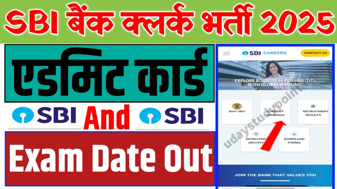SBI Bank Clerk Exam Date