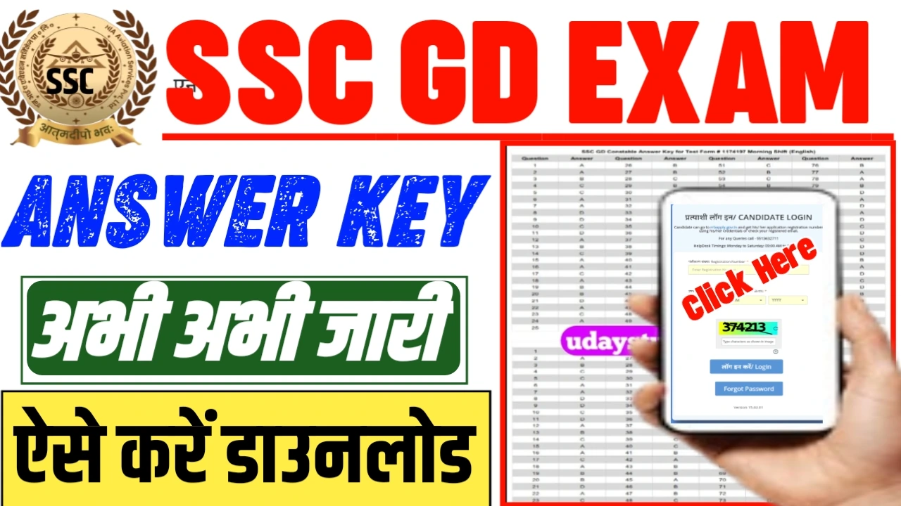 Ssc gd Answer Key 2025