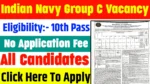 Indian Navy Group C Vacancy 2025